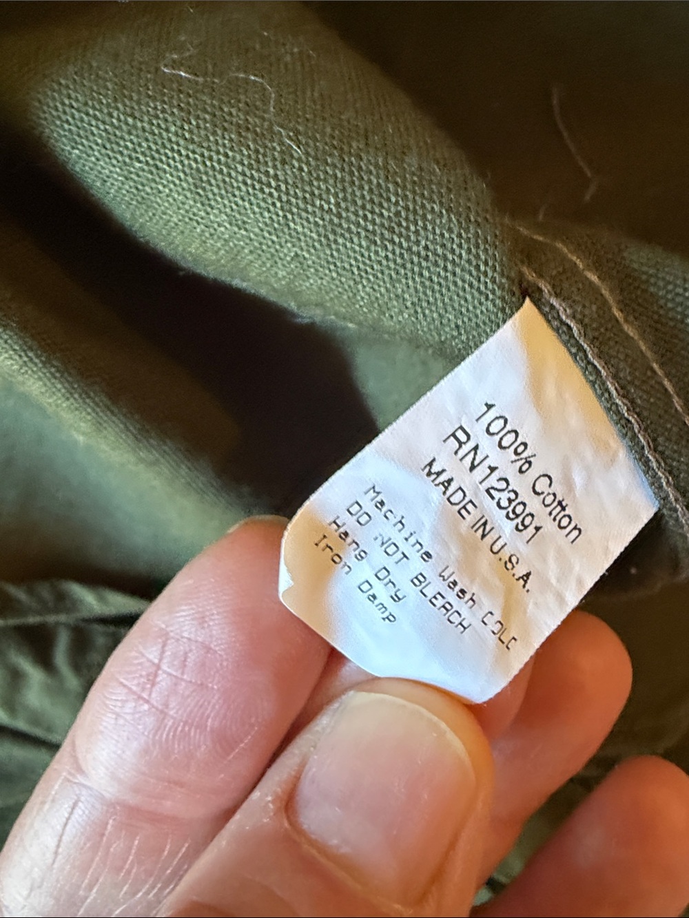 Gitman Brother’s Vintage, Classic Button-Down Men's Shirt - Olive Green - Picture 3 of 7